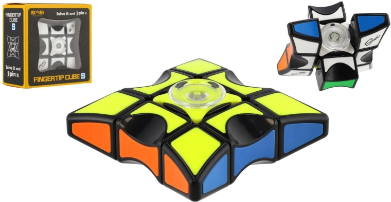Plastischer Spinner-Knobel 6 × 6 cm in Schachtel
