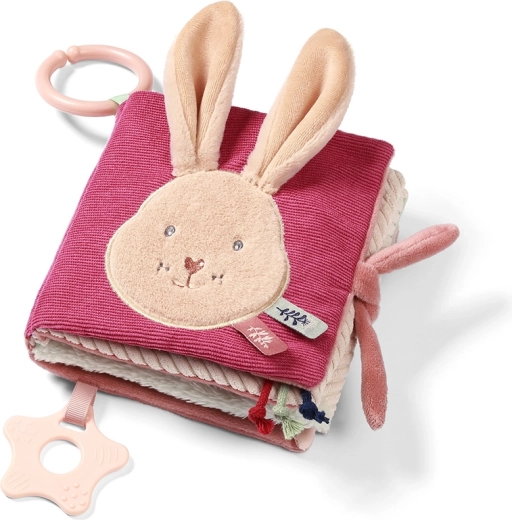 Sensorisches Stoffbüchlein BABYONO Rabbit Karo, 0m+