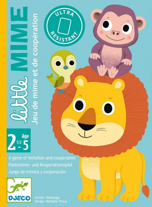 Kartenspiel für die Kleinsten Kleine Jungtiere DJECO