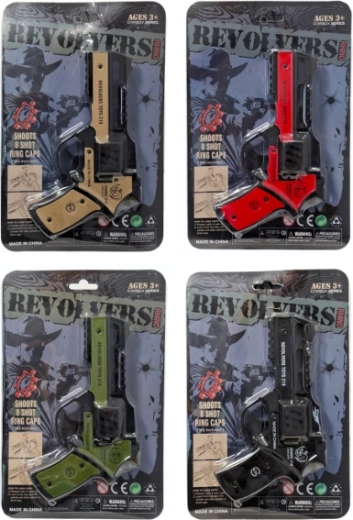 Zündplättchenpistole im Revolver-Stil – 1 Stück