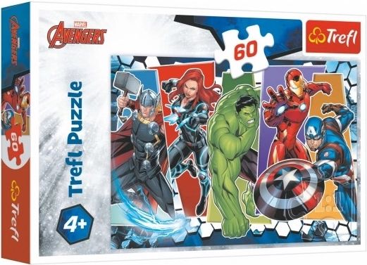 Puzzle 60 Teile - Unzerstörbare Avengers Trefl