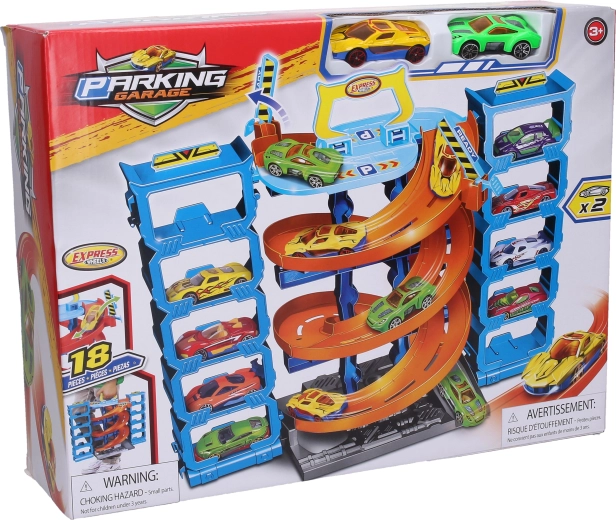 Tragbare Garage für Spielzeugautos