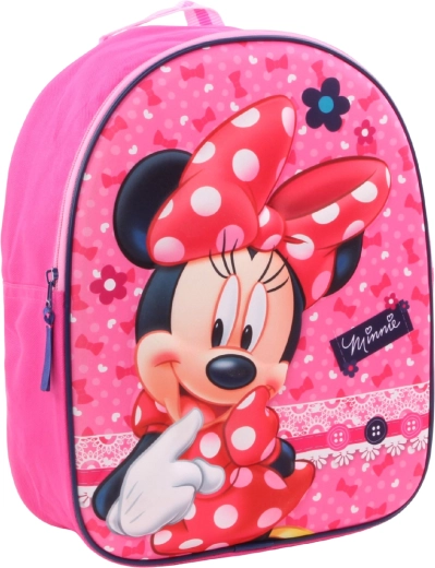 3D-Kinderrucksack Minnie Mouse rosa 31 cm