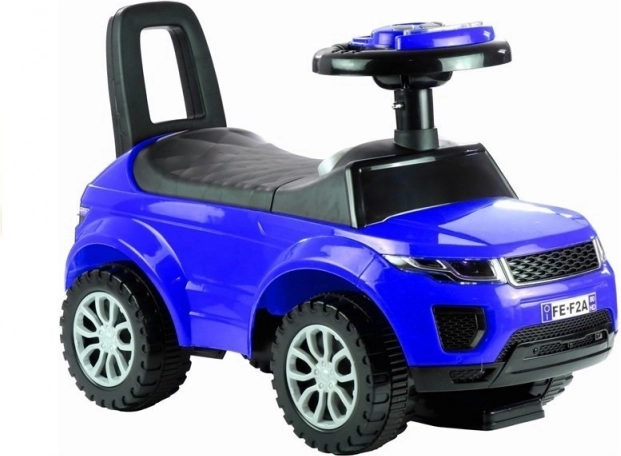 Kinder-Rutschauto mit Sounds und Lichtern – blau