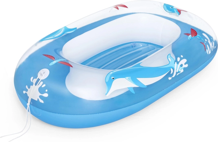 Bestway aufblasbares Boot Floating Friends mit Seil