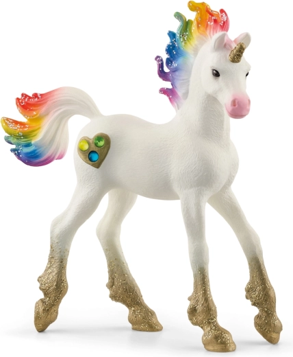 Schleich bayala Regenbogen-Einhornfohlen mit Herzchen