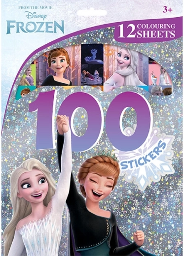 Eiskönigreich: 100 Sticker und Ausmalbilder