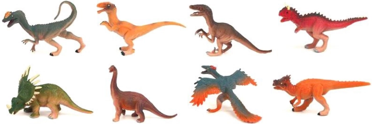 Dinosaurierfigur 8–12 cm - 1 Stück