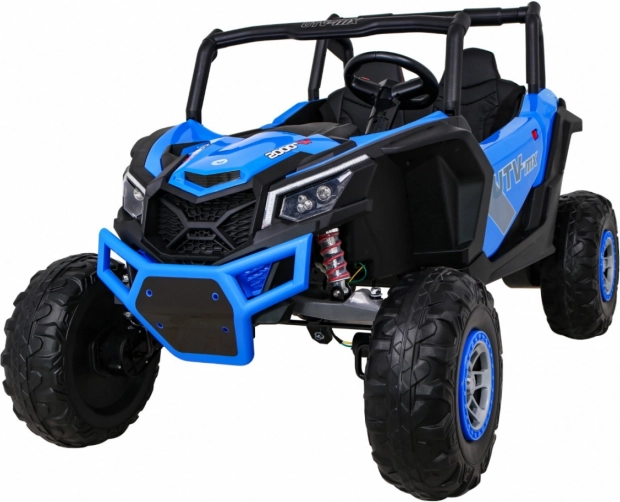 Elektrisches Kinder-Buggy UTV mit Allradantrieb 4x4, 24 V, blau