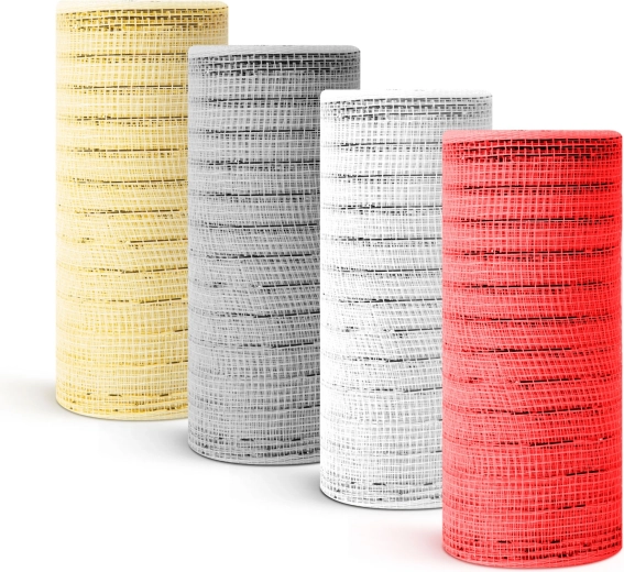 Weihnachtliches Dekonetz 4,5 m × 15 cm – 1 Stück