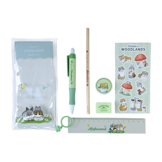 Mofusand kleines kreatives Schulset Woodlands