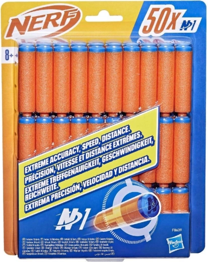 Hasbro Nerf N Series Ersatzschaumstoffpfeile – 50 Stück