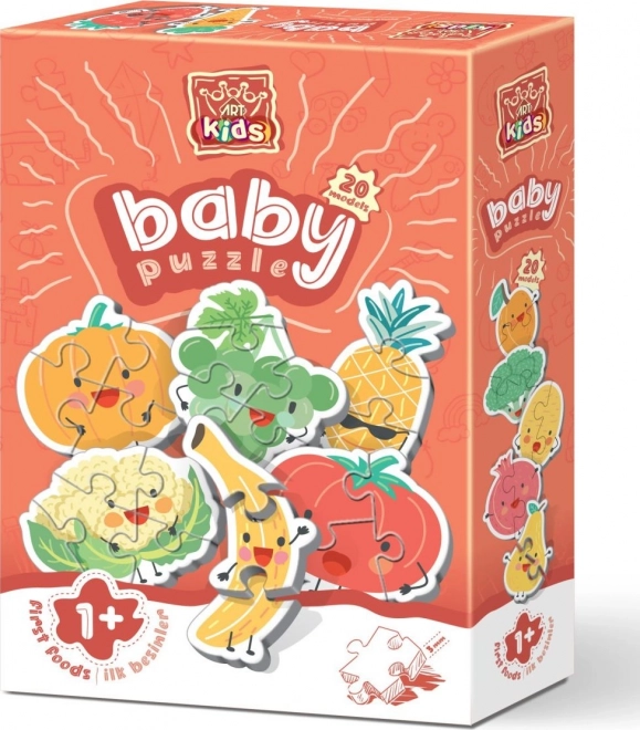 ART PUZZLE Baby Puzzle Obst und Gemüse (2–4 Teile)