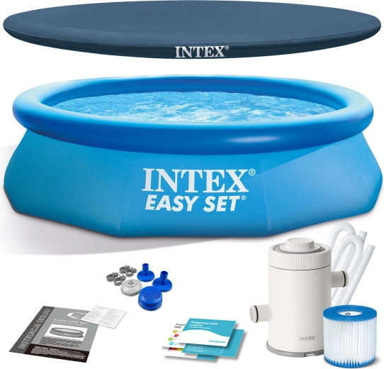 Selbsttragender Gartenpool 305 × 76 cm 4-in-1 INTEX