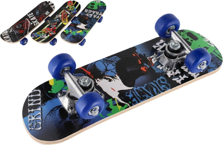 Holz-Skateboard 43 cm – 1 Stück