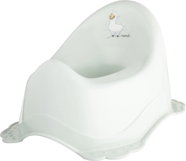 Rutschfester Nachttopf Lama Minimal – salbeigrün