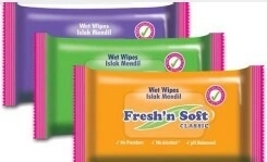 Fresh 'n Soft Feuchttücher für die Hände Classic 15 Stk