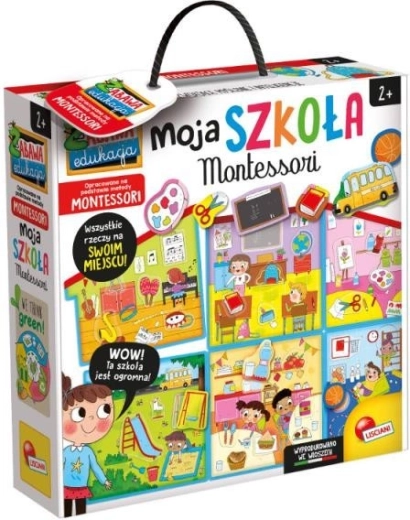 Montessori-Spiel Meine Schule