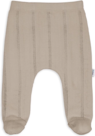 Lodger Neugeborenen-Strampelhose mit Füßchen Pointelle Shell Gr. 50