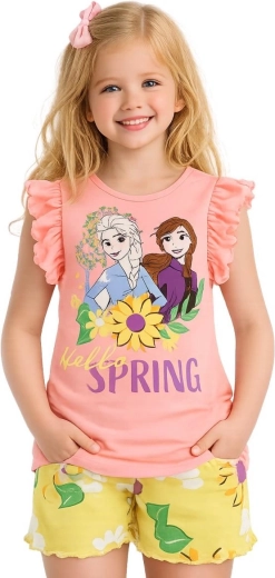 Mädchen-Set aus T-Shirt und Shorts Frozen