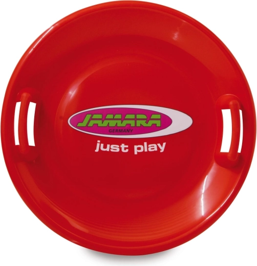 Snow Play runder Schneeschlitten 60 cm rot - 1 Stück