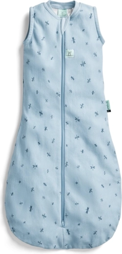 Ergopouch Baby-Schlafsack aus Bio-Baumwolle Jersey 0,2 TOG (3–12 Monate, 6–10 kg) – Dragonflies