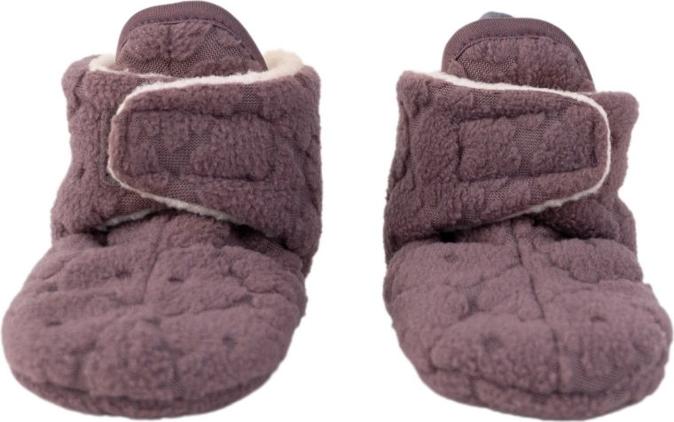 Lodger Fleece-Hausschuhe Slipper Folklore Mauve 3–6 Monate