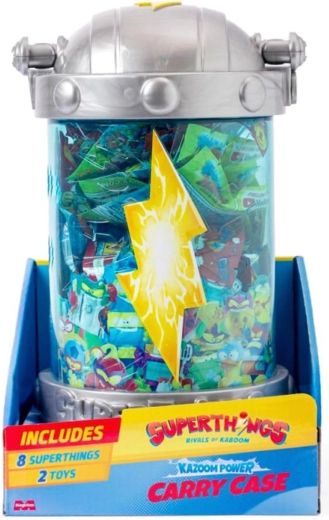 SuperThings Kazoom Power tragbares Etui für Figuren + 8 Überraschungen