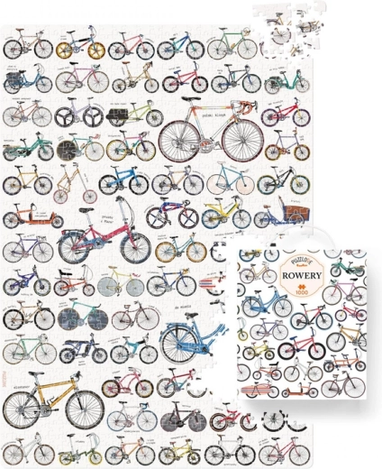 CzuCzu Puzzlove Puzzle Fahrräder 1000 Teile