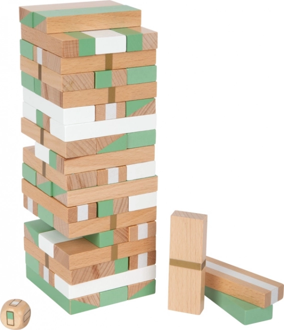 Wackelturm Gold Edition small foot – Holz-Gesellschaftsspiel