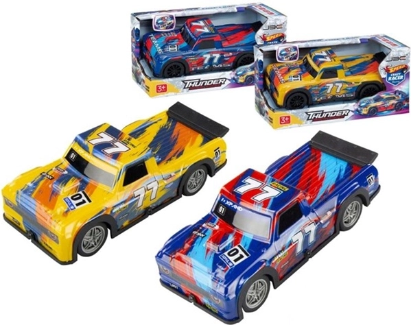 Kinder-Pick-up mit Lichtern und Kran – 1 Stück