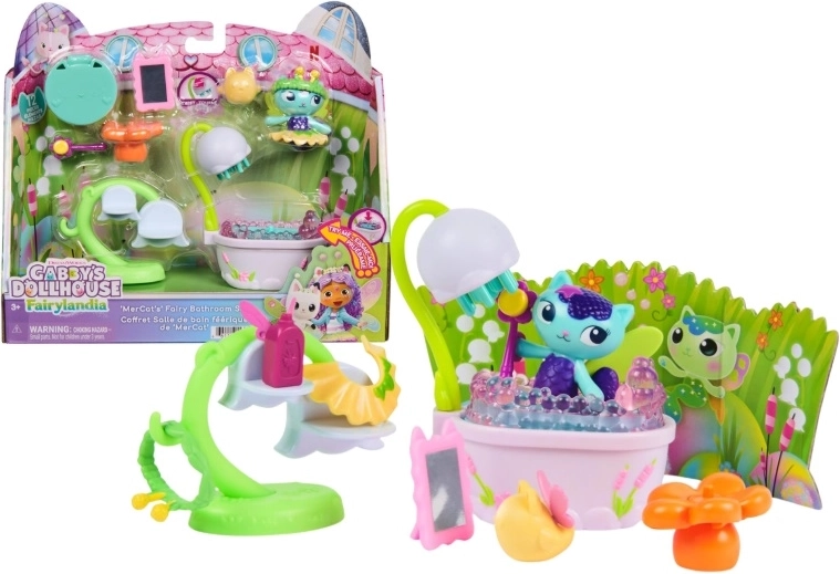 Spin Master Gabby’s Dollhouse – Zauberlandia Meerkatzen-Badezimmer