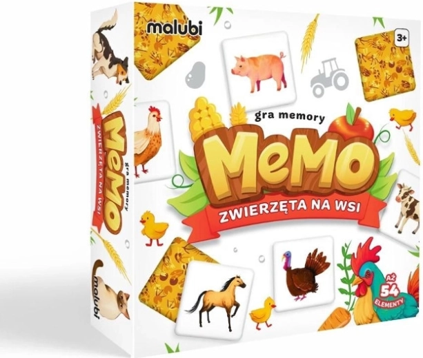 Memo-Spiel Tiere auf dem Bauernhof