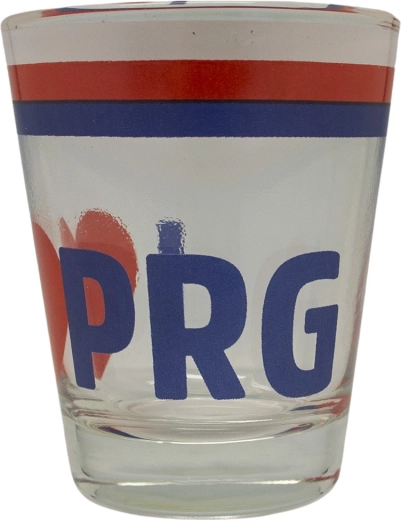 Puppe Prag Herz aus Glas