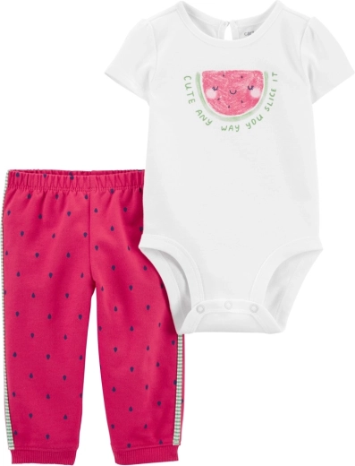 Carter's Mädchenset Body und Jogginghose Pink Watermelon