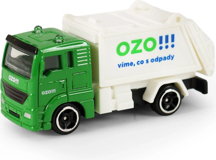 Metall-Müllabfuhrfahrzeug OZO 7 cm