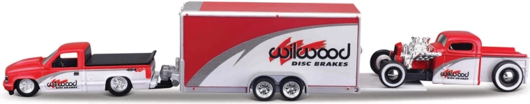 Maisto Design Team Haulers Chevrolet 454 SS Pick-up mit Anhänger und Chevy Pickup
