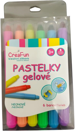 CreaFun Neon-Gelstifte – Set mit 6 Stück
