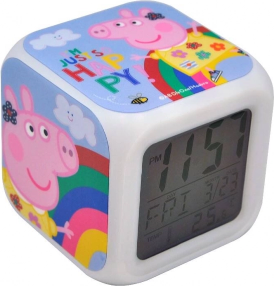 Digitaler Wecker Peppa Wutz (Würfel) KiDS Licensing - 1 Stück