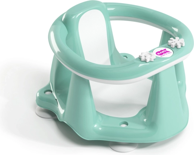 Ok Baby Flipper Evolution rutschfester Badewannensitz mit Saugnäpfen 6–15 Monate, Sky Blue