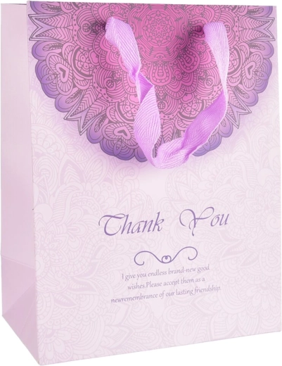 Geschenktasche „Thank You“ 18 × 10 × 23 cm