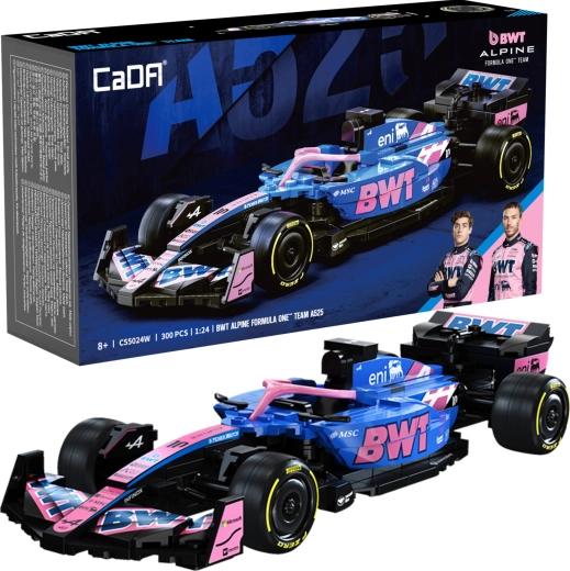CaDA Bausteinset Rennwagen BWT ALPINE F1 A525 (300 Teile)