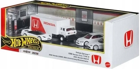 Hot Wheels Premium Geschenkset Honda 4 Stk.