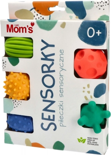 Pastellfarbene Sensorik-Bälle SENSORKY – Set mit 5 Stück