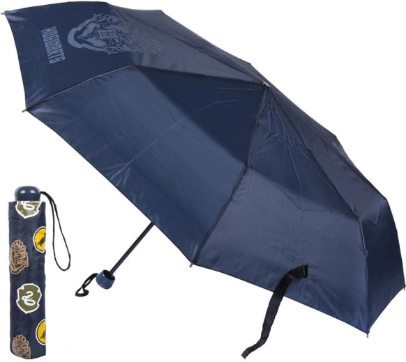 Zusammenklappbarer schwarzer Harry-Potter-Regenschirm