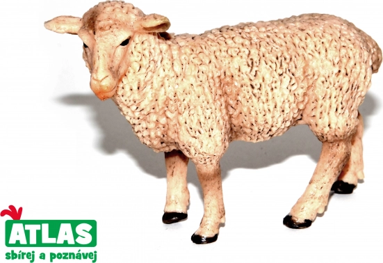 Handbemalte Schaf-Figur 9 cm