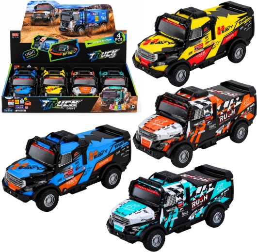 Geländewagen mit Reibungsantrieb, Licht und Sound 22,5 cm - 1 Stück
