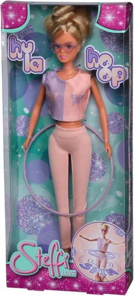 Steffi Puppe mit Hula-Hoop-Reifen
