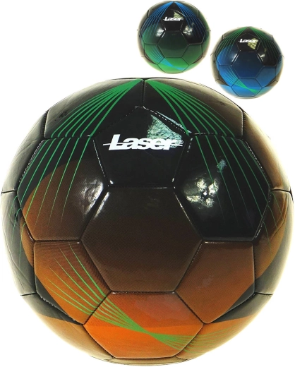 Fußball Laser Größe 5 mit Aufdruck - 1 Stück