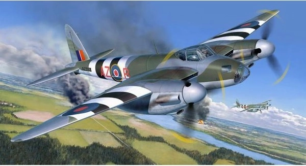 Plastikmodell des Flugzeugs Mosquito Mk. IV